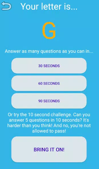One Letter Quiz應用截圖第1張