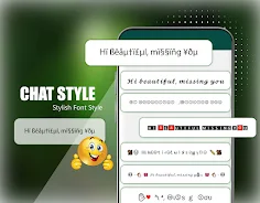 Chat Style - Fonts Keyboard Capture d'écran 4