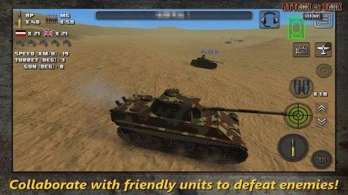 Attack on Tank : World Warfare Capture d'écran 2