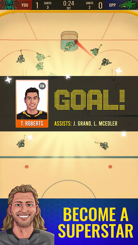 Superstar Hockey Captura de tela 3