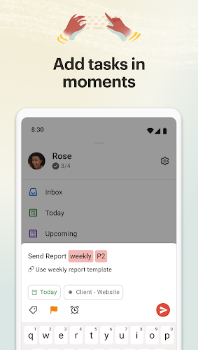 Todoist : to do list et agenda Capture d'écran 4