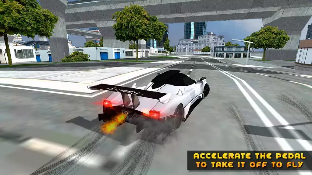 Flying Car Game driving应用截图第4张