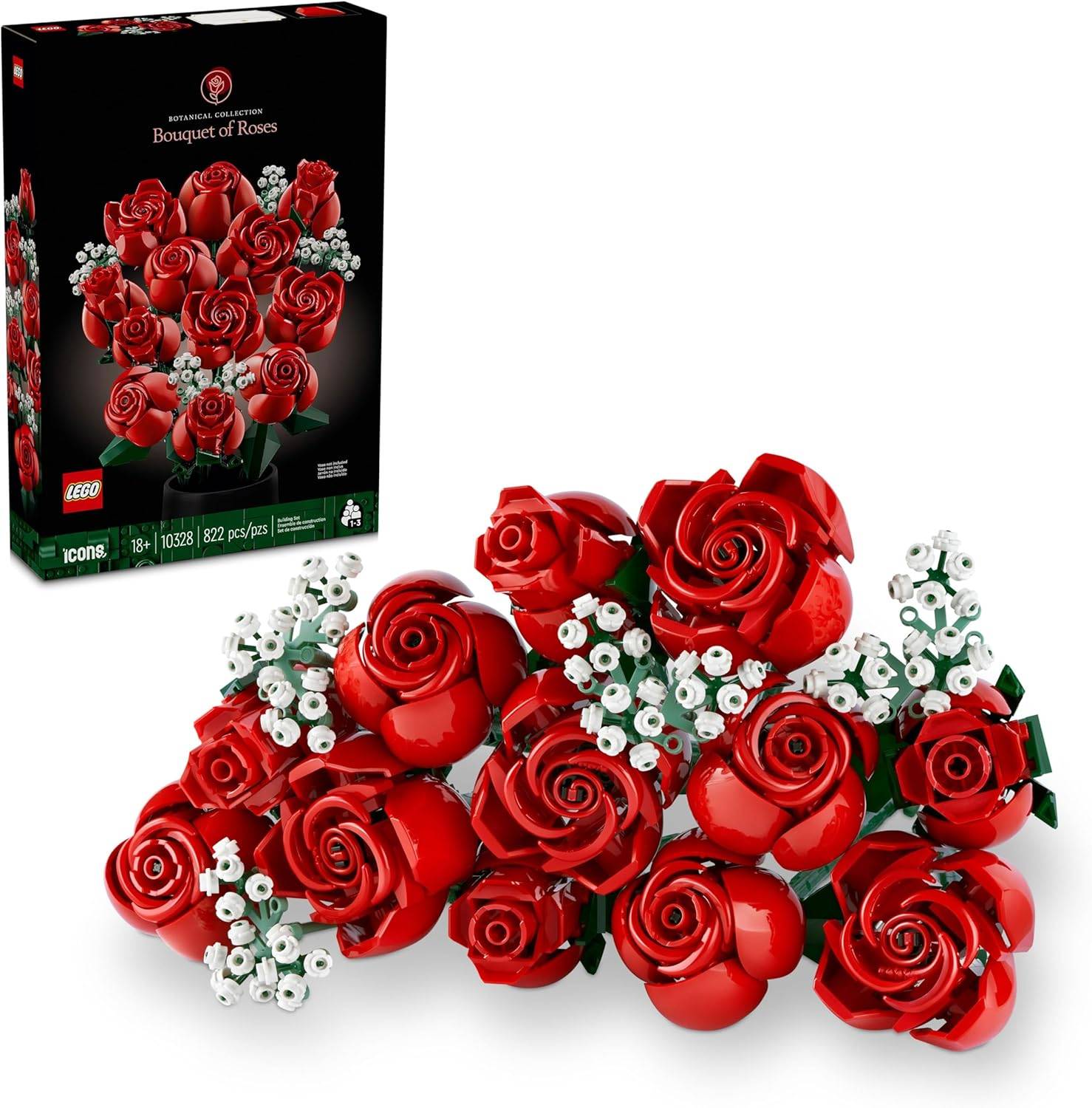 Lego Roses Bouquet: Perfektes Valentinstagsgeschenk zum Verkauf jetzt zum Verkauf