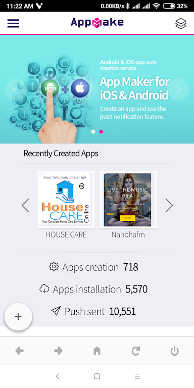 AppMake - Hybrid app maker 스크린샷 2