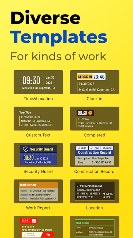 Timemark: Timestamp Camera,GPS Capture d'écran 4