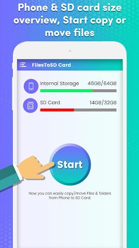 Transfer phone to SD Card – Fi 스크린샷 1