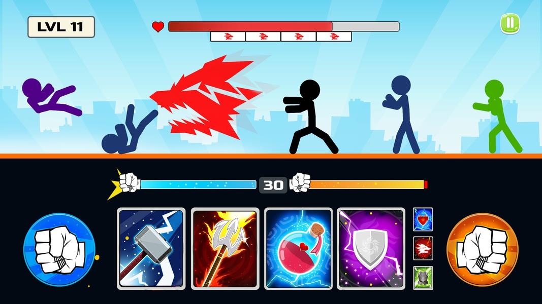 Stickman Fighter Mega Brawl 스크린샷 2