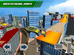 Roof Jumping Car Parking Games スクリーンショット 1