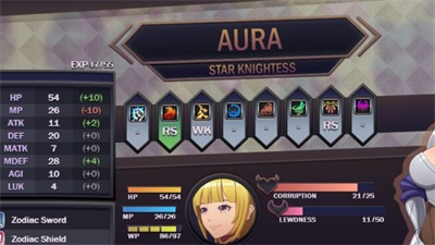 Star Knightess Aura [v0.37.4] [aura-dev] Captura de pantalla 2