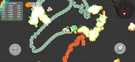 Snake Zone.io Hungry Slither Capture d'écran 3