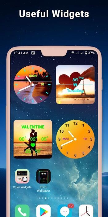 Widgets OS 17: Farbige Widgets Screenshot 3