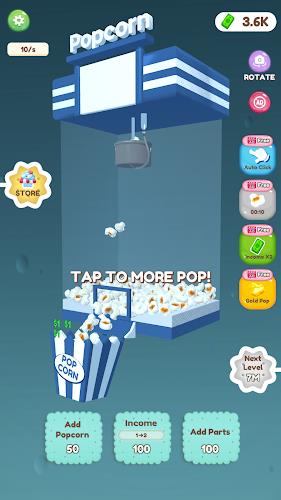 My Popcorn Store: Idle Clicker Captura de tela 3