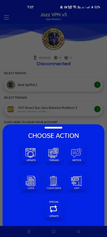 Jazz VPN スクリーンショット 2