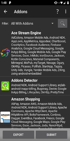 Addons Detector Capture d'écran 2
