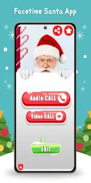 Facetime Santa Call Santa App应用截图第2张