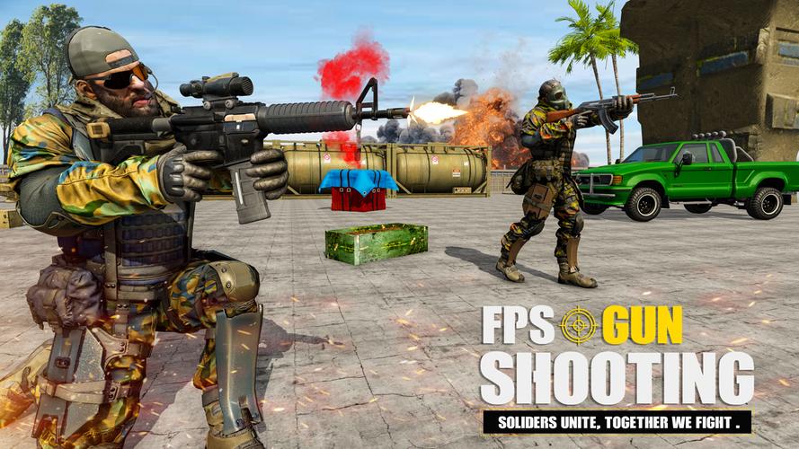 Gun Games Offline 3D Shooting スクリーンショット 3