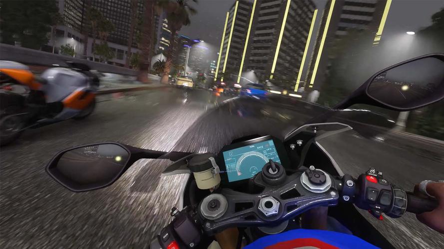 Traffic Moto Bike Rider City Captura de pantalla 3