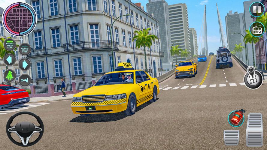 Taxi Traffic Car Racing Games應用截圖第4張