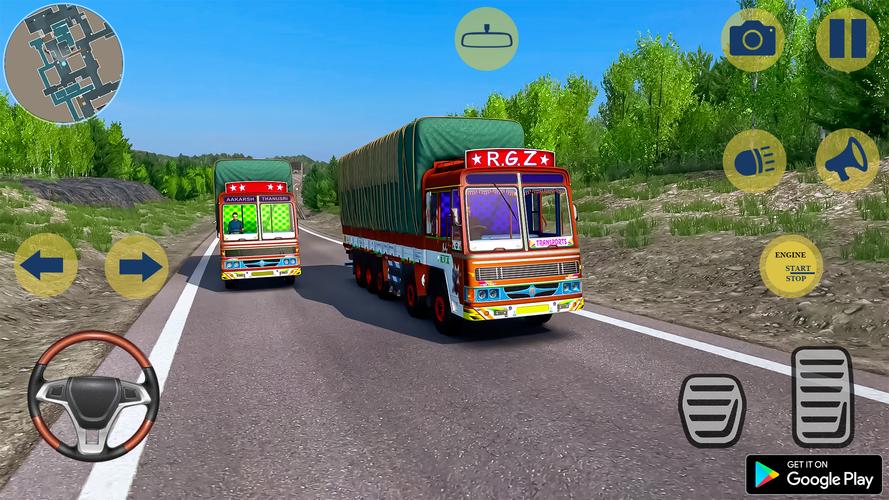 Indian Truck Cargo Truck Games スクリーンショット 1