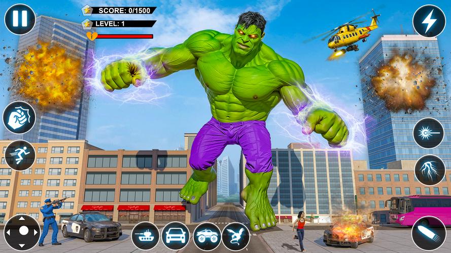 Incredible Monster Hero Games スクリーンショット 1