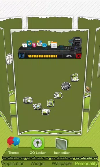 Next Launcher Theme P.Sheep 스크린샷 2