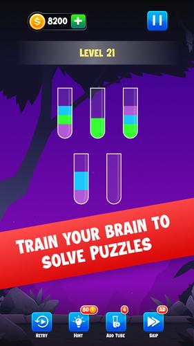 Water Sort Color Puzzle Game Screenshot 2