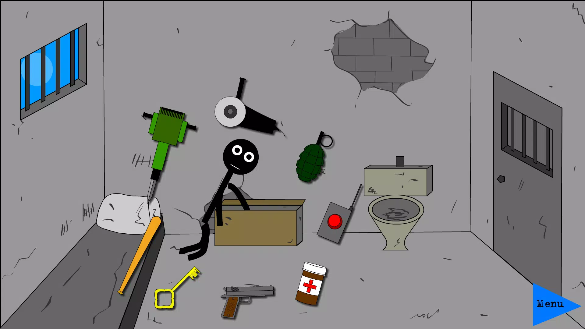 Stickman Jailbreak 2，Dumb ways 스크린샷 1