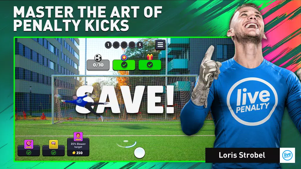 Soccer Penalty: Live Goalie Capture d'écran 2