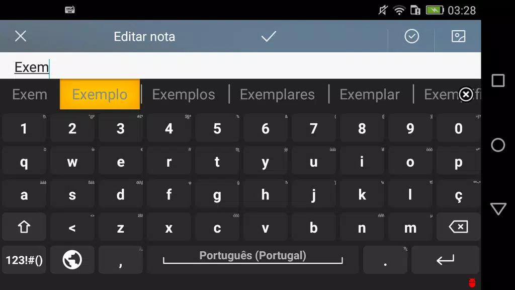 Portuguese for AnySoftKeyboard 스크린샷 2