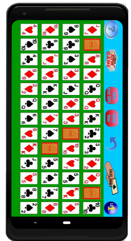 Differerent Solitaire game Captura de pantalla 1