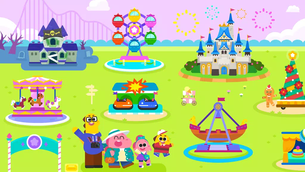 Cocobi Theme Park - Kids game 스크린샷 1