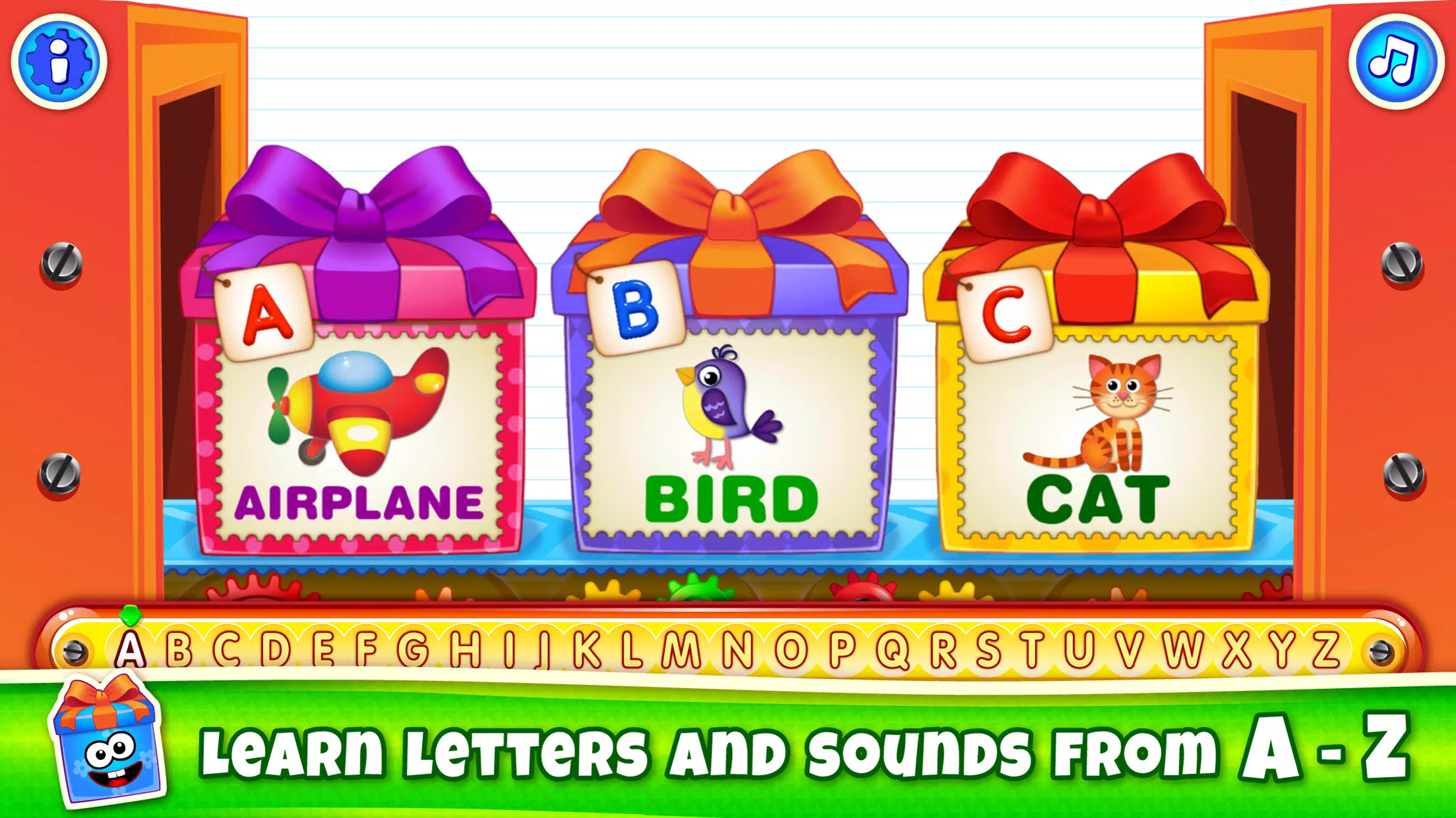 Bini ABC Kids Alphabet Games!應用截圖第1張