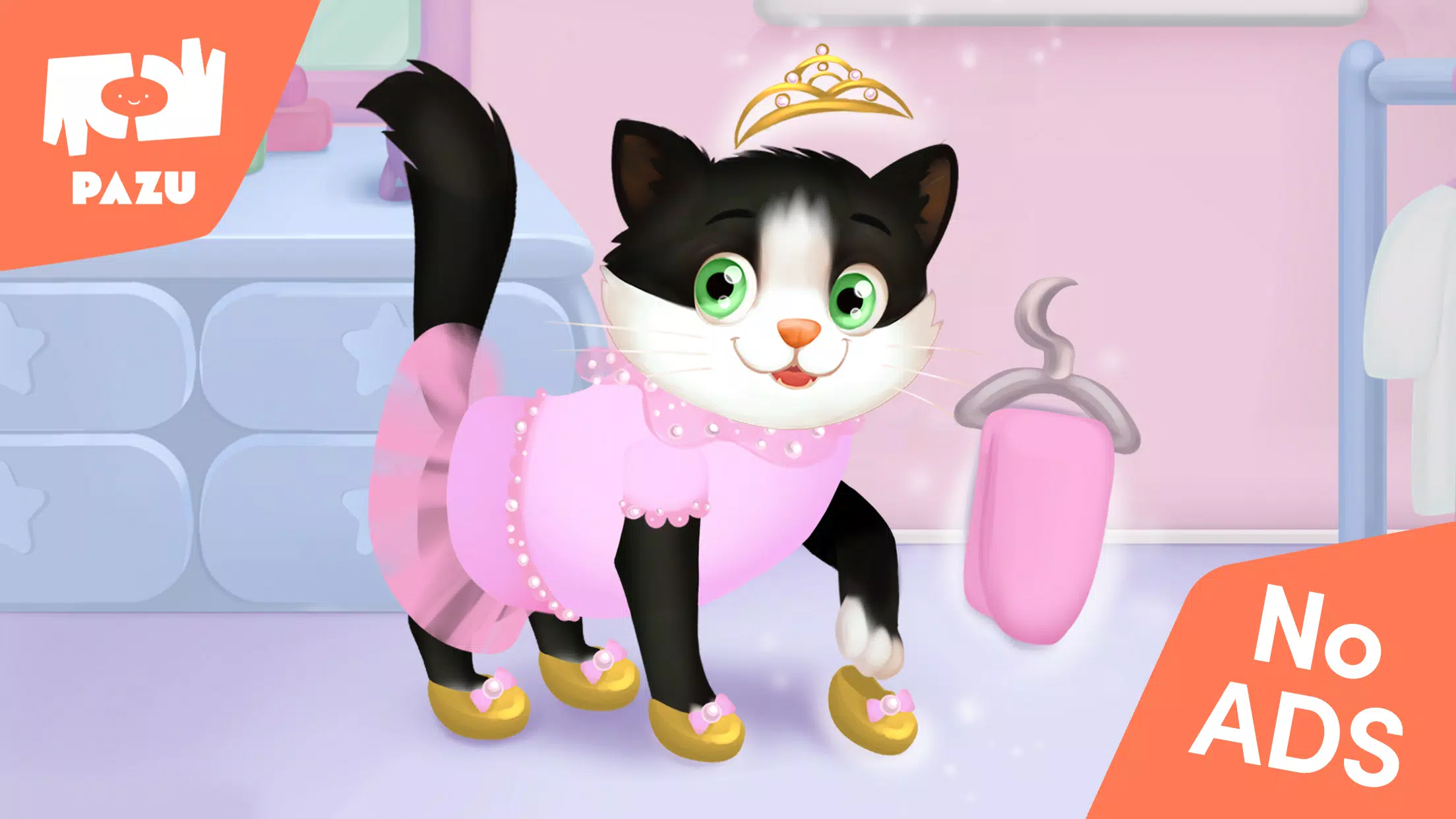 Cat game - Pet Care & Dress up स्क्रीनशॉट 1