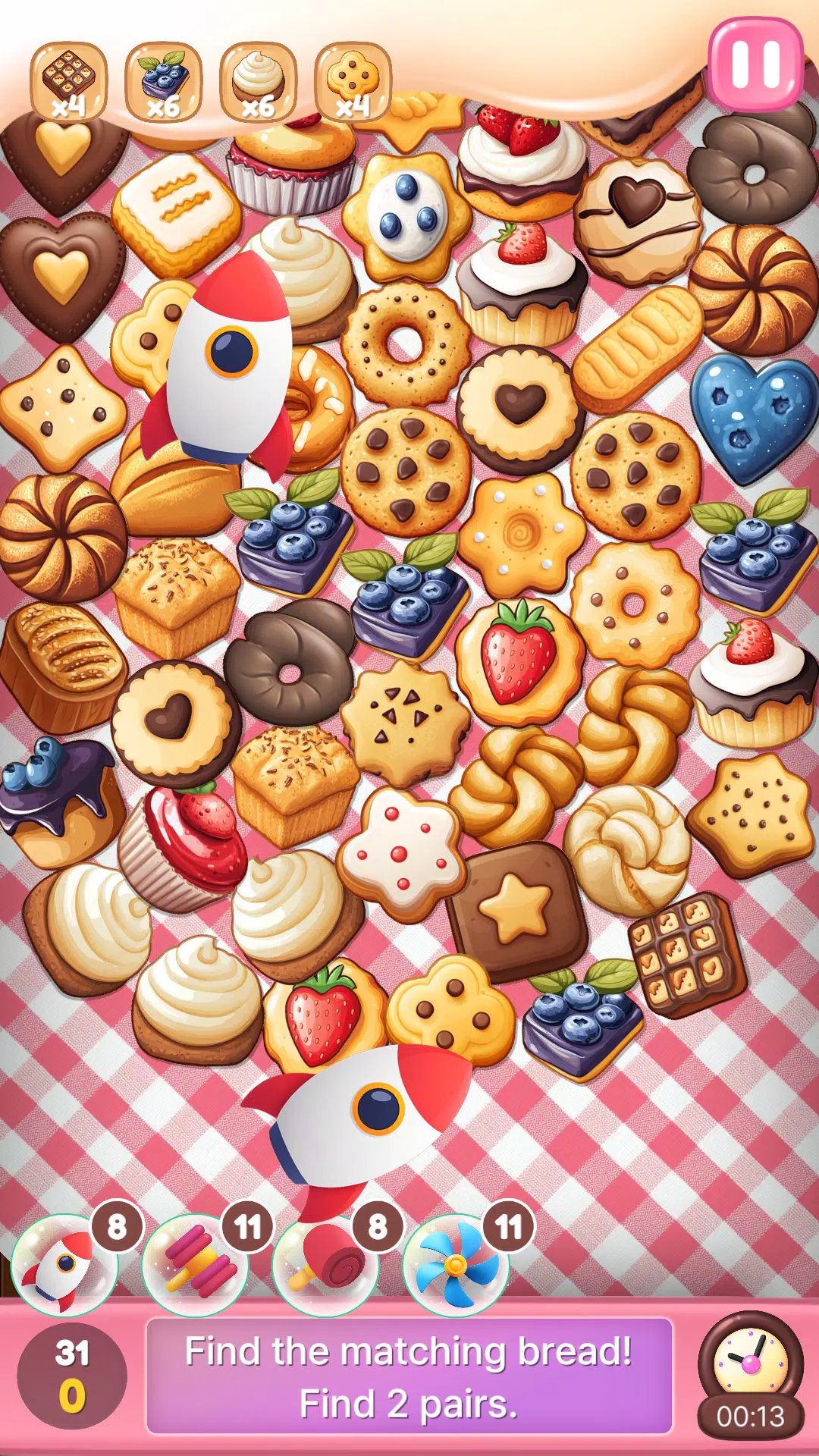 Match Puzzle 1+1 Bakery Captura de tela 3