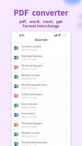 Document Editor:Word,Sheet,PDF Captura de tela 3