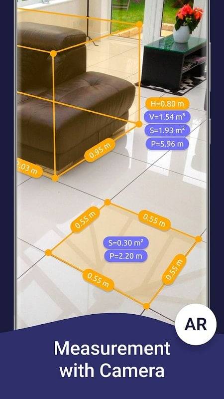 AR Ruler App: Mesure Metre Capture d'écran 4