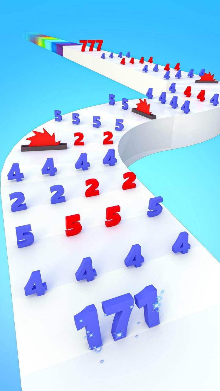 Number Run & Merge Master Game Captura de pantalla 3