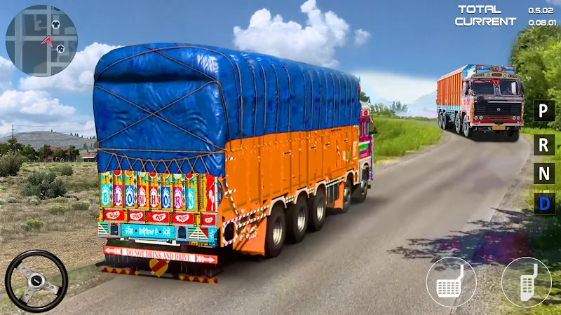 Indian Driver Cargo Truck Game Captura de pantalla 3