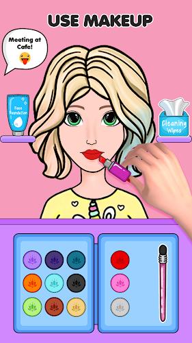 Fashion Paper Doll DIY Games Screenshot 1