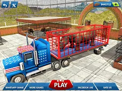 Offroad Wild Animal Truck Driv Captura de tela 1