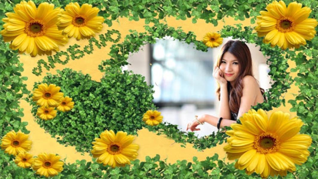 beauty flower photo frames Скриншот 1