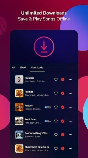 Gaana: MP3 Songs, Music App Captura de pantalla 3