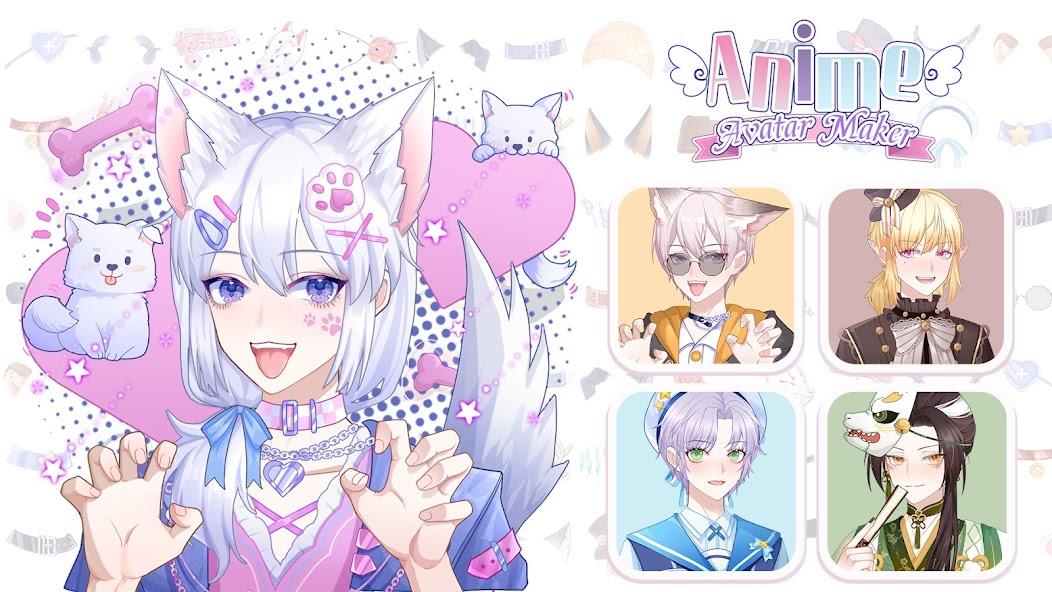 Anime Avatar Maker Creator Mod スクリーンショット 1