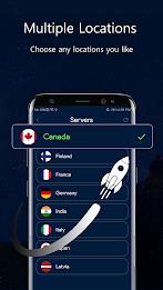 ODE VPN - Fast Secure VPN App स्क्रीनशॉट 3