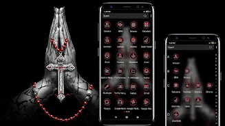 Jesus Cross Launcher Theme Скриншот 2