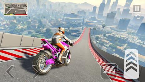 Mega Ramp Stunt Bike Games 3D Screenshot 2