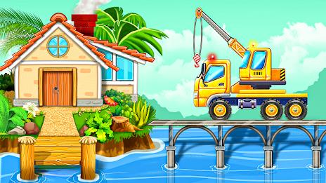 Build a House-Kids Truck Games应用截图第1张