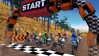 Dirt Track Bike Racing स्क्रीनशॉट 3