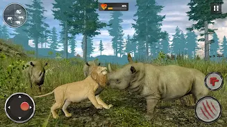 Wild Lion RPG Animal Simulator Captura de tela 4