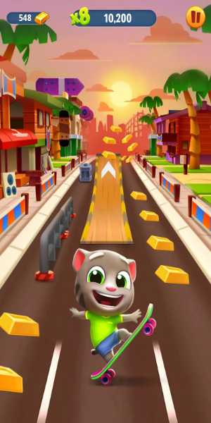 Talking Tom Gold Run Скриншот 2